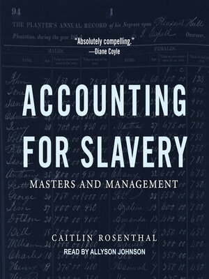 cover image of Accounting for Slavery